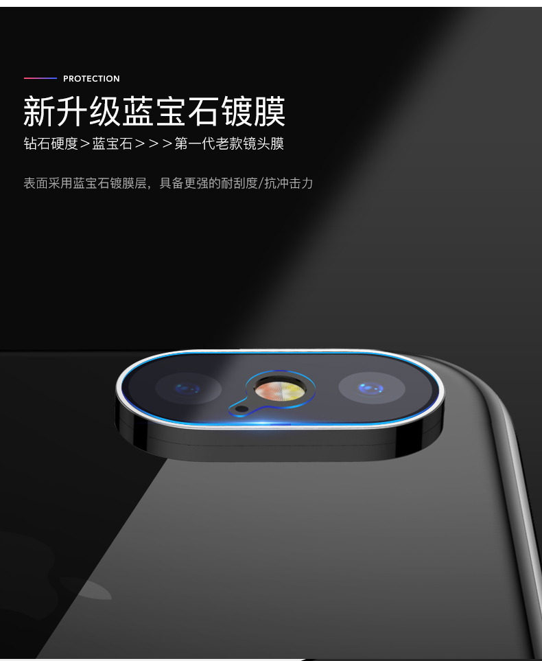 Thái độ sang trọng Phim ống kính iPhoneX xs Máy ảnh Apple X Camera bảo vệ máy ảnh iPhonexs vòng 6D Điện thoại di động iPhonex s phim cường độ ip bao gồm x bao gồm x ống kính bảo vệ