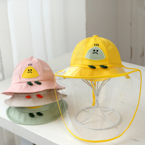 Baby Summer sun visor Anti-droplets sunscreen Nets Fisherman Hat Boy Girl Protective Cute Children Net Hat