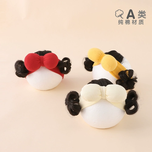 Детский летний тонкий аксессуар для волос, милый парик для девочек, повязка на голову