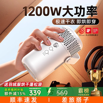 Dryer for Home Use, Portable Travel Clothes Dryer, Small Dryer for Baby Clothes, Underwear, down Jackets, and Fluffing Magic Tool