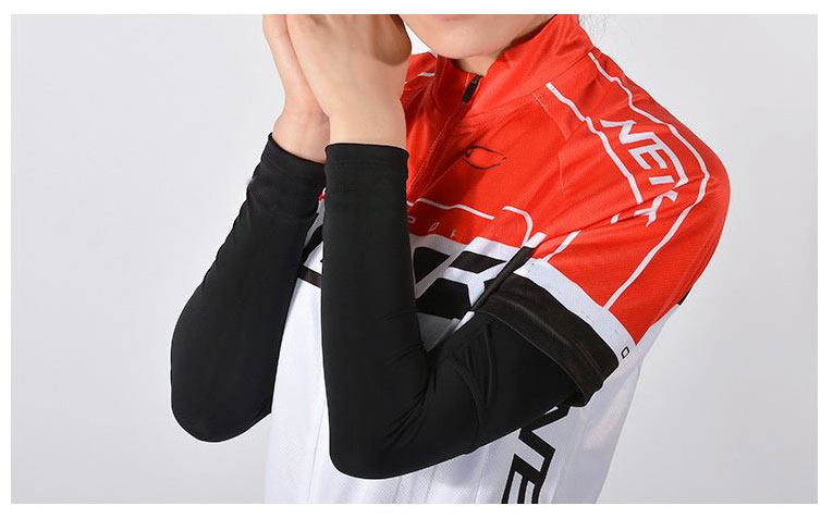 Iceway Blue Ball Đồ Bảo Hộ Thể Thao Kem Chống Nắng Chạy Xe Đạp Cưỡi Armband Nữ Tay Áo Băng Lụa Tay Áo Kem Chống Nắng Nam Sleeve vớ bọc ống đồng