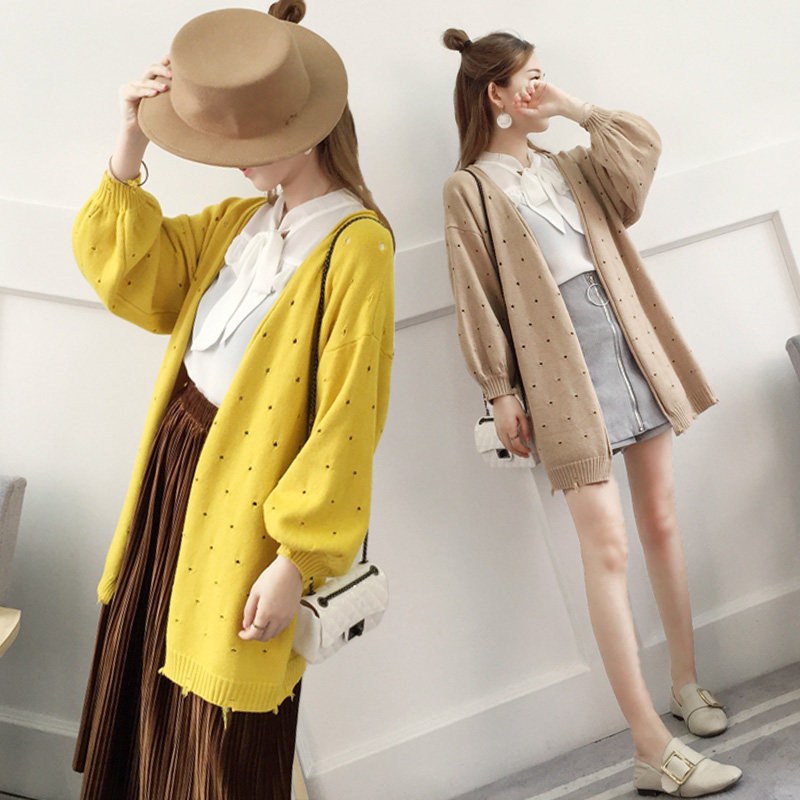 korean cardigan outfits