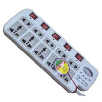 1800W10A Independent push button switch plug and drag wiring board Large universal international standard plug and socket power converter