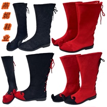 Clown shoes anime boots cos shoes Halloween Childrens Day animation game masquerade party dress up soft-soled performance shoes and boots