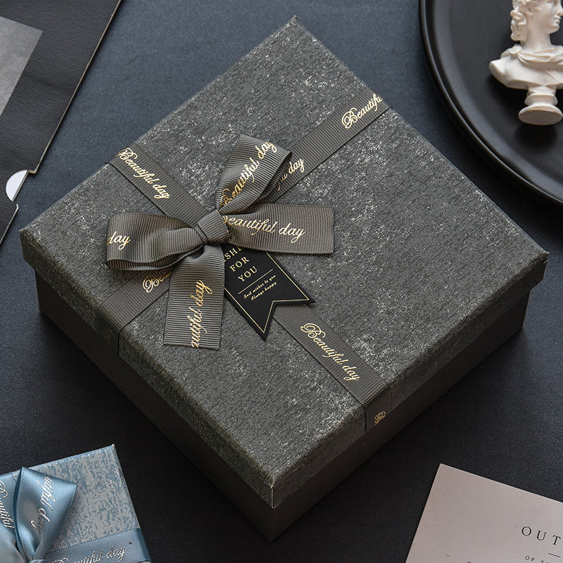 Gift box packaging box square gift box empty box for boyfriend girl birthday gift box
