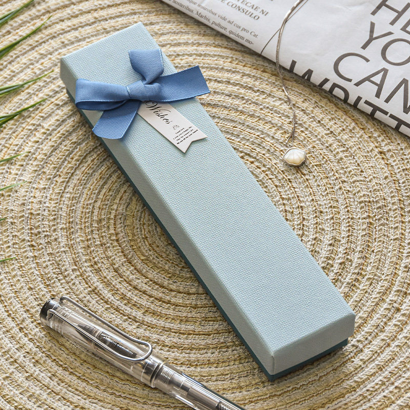 Exquisite Korean version of small fresh and simple pen gift box rectangular small gift box creative necklace gift box