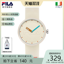 FILA Phila watch female new niche design cream white silicone strap Waterproof high school students sports 6280