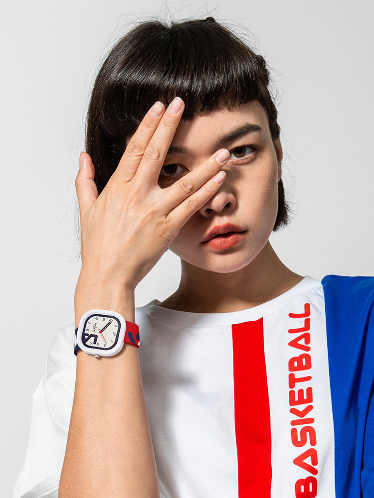 Fila Watch Silicone Strap for Men and Women, Simple Sports Waterproof Watch for Couples, Middle School, High School, and College Students 6098