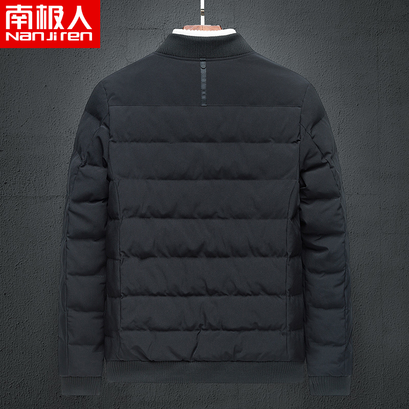 mùa thu và mùa đông Nam Cực nam bông bông nam bóng chày cổ áo Hàn Quốc phiên bản ngắn cắt bông áo khoác nam áo khoác xu hướng áo khoác
