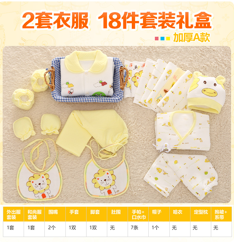 Hộp quà cho bé sơ sinh quần áo cotton mùa hè 0-6 tháng đặt xuân hè thu đông cho bé sơ sinh đồ cho bé sơ sinh