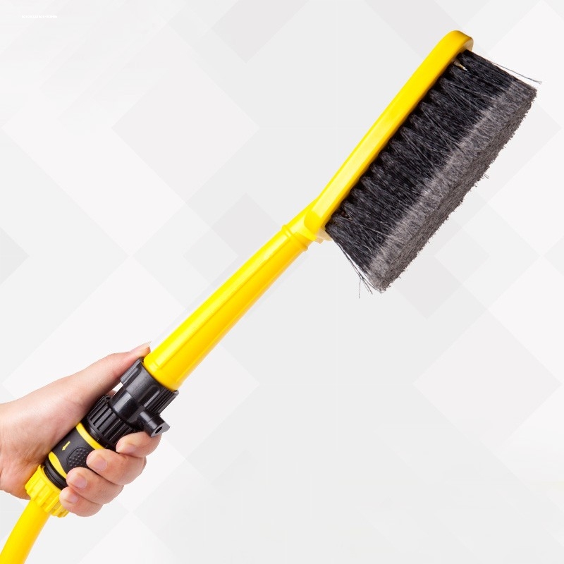 Car Wash Mop Does Not Damage the Car, Soft Bristle Brush Specifically for Cars, Non-Cotton Car Cleaning Tool with Telescopic Long Handle