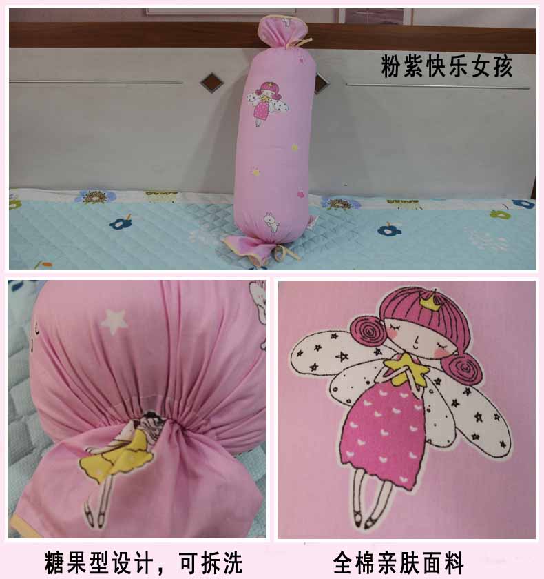 Gối trẻ em gối trẻ em ngủ thoải mái gối bé ngủ trưa đệm nhỏ cột gối - Trở lại đệm / Bolsters gối tựa sofa cao cấp