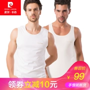 Pierre Cardin đồ lót nam vest nam trẻ trung không có dấu vết màu trắng