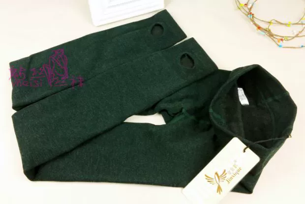 Mùa thu và mùa đông vàng magpie 7126 quần legging chân váy quần cộng với nhung Slim nữ một quần lửng bắt rồng quần tất nữ mùa đông
