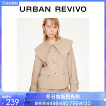 UR spring new womens literary style coat coat coat WG04S1GN2002