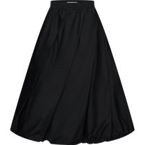 UR2024 new autumn womens retro elastic waist silhouette split puffy skirt UWV540049