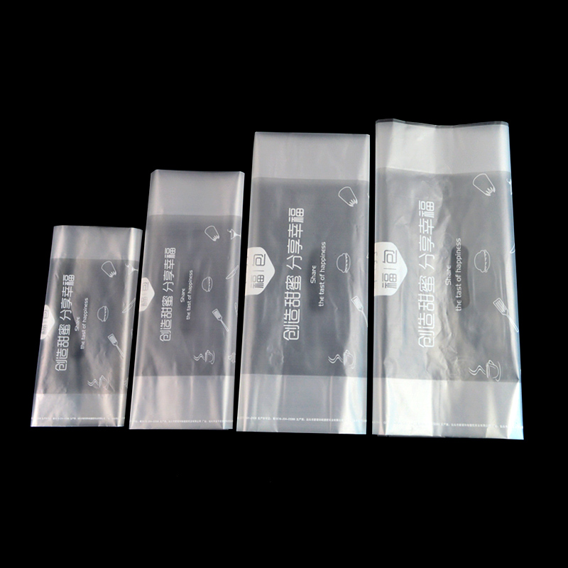 Huaxi Tiancheng Cake Handbag plastic sweet toast Toast Bread Takeaway Packing Bag 100 Baking Packaging