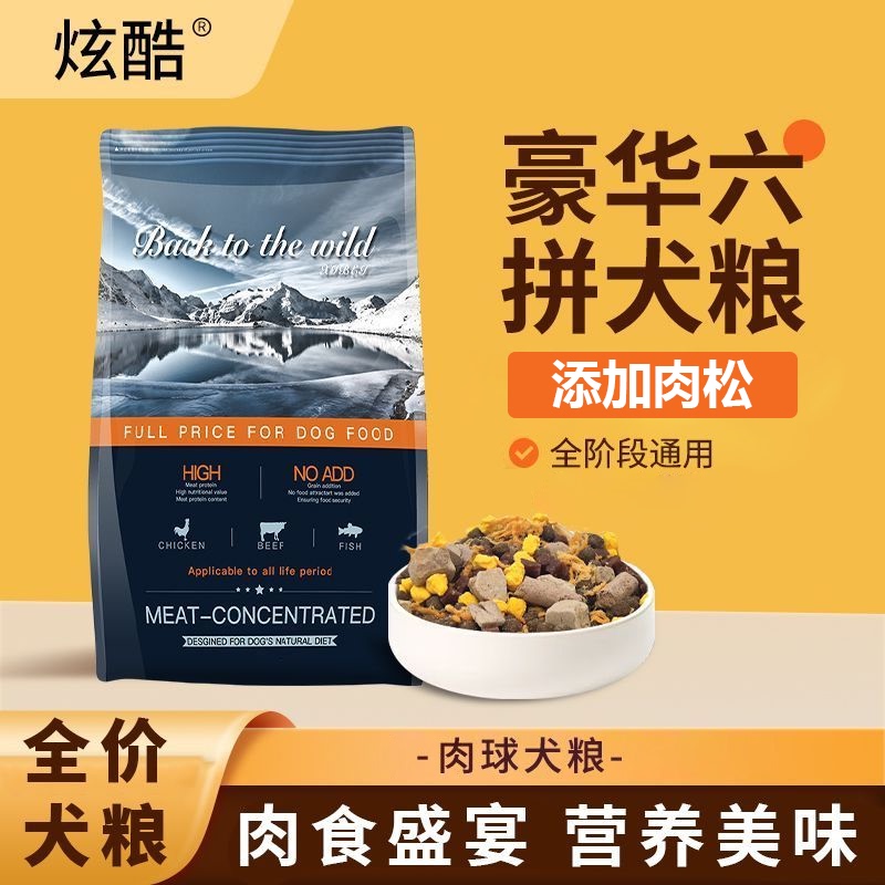 Feiye Cool Freeze-Dried Feast Dog Food Factory Direct Wholesale Large Packaging All-Stage General Use Dog Food for Puppies and Adult Dogs