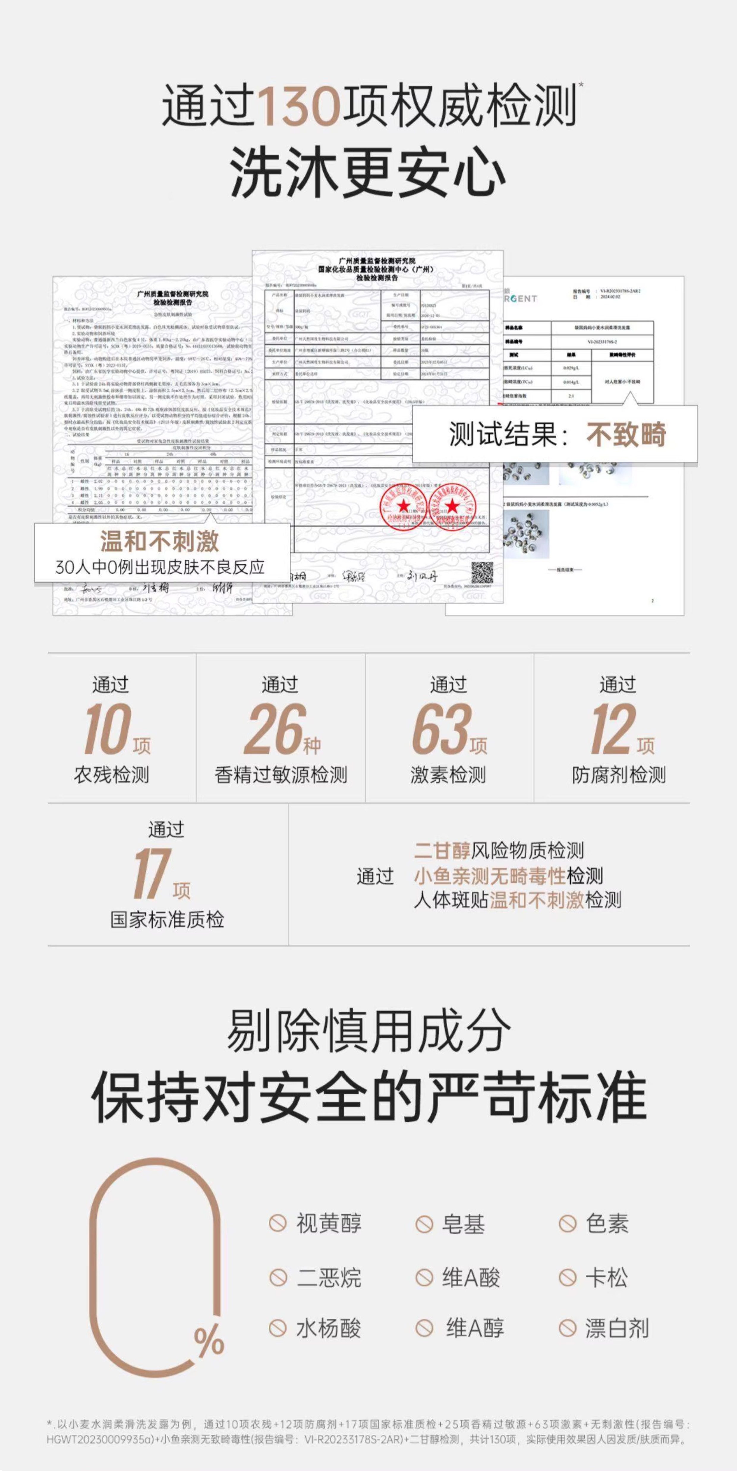 袋鼠妈妈洗护套装洗发水沐浴露护发素天然备孕护肤品专用官方店 — 4