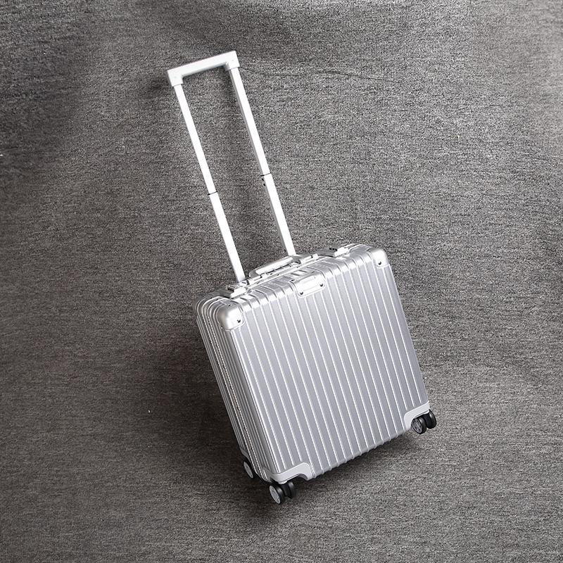 Paul Fashion Aluminum Frame Pull Lever Case 18 Inch Den Case Suitcase Password Box Female Net Red Student Pull Bar Box Man-Taobao