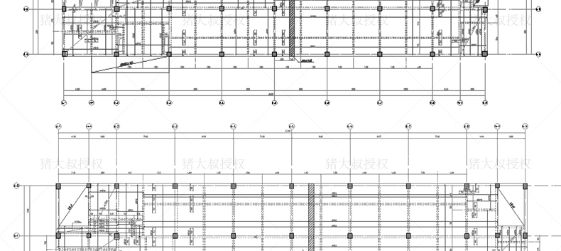 T37 建筑设计结构给排水暖通电气CAD施工图纸办公楼宿舍楼...-28