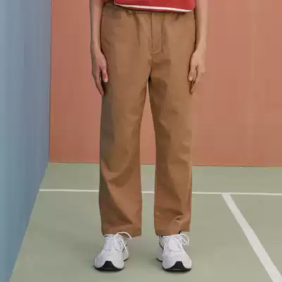 square houlest autumn and winter original Joker high waist loose casual suit embroidery trousers 2019 New