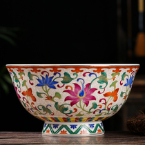 Bowl Household Chinese eating bowl Single ceramic rice bowl Bone china bowl Student cute bowl set Instant noodle bowl Large bowl