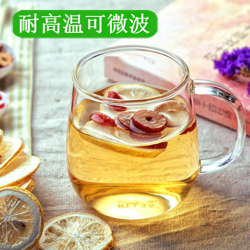 Big belly milk cup Juice household drinking water glass Coffee breakfast oatmeal cup Microwave oven heated water cup