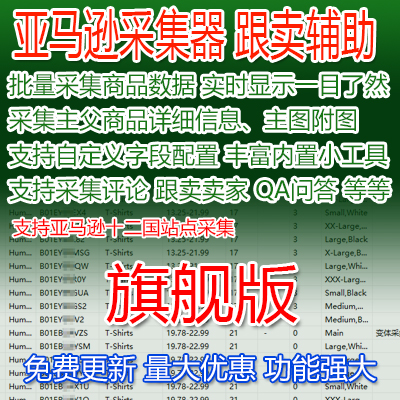 Creative Amazon ASIN Data Collector Shop Collection Amazon Commodity Crawl Crawler Analysis