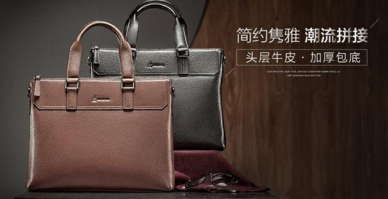 Scarecrow da nam kinh doanh túi chéo vai túi xách nam túi xách lớp da đầu tiên Messenger túi thủy triều - Túi của con người túi furla