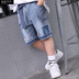 chàng trai quần áo trẻ em denim quần short bé trai trẻ mặc của bên ngoài năm điểm quần quần 2019 mùa hè mới váy Hàn Quốc phiên bản của triều mỏng 