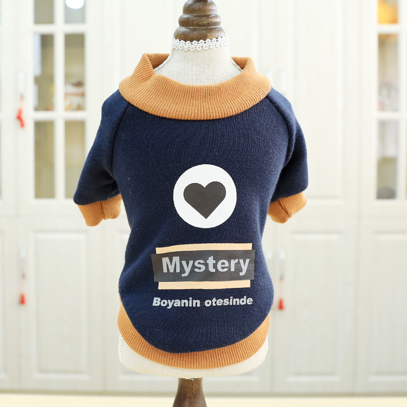 Quần áo thú cưng Chó con chó con phần mỏng Áo phông Teddy Bomeibi gấu con chó quần áo mùa xuân và mùa hè in áo cổ tròn - Quần áo & phụ kiện thú cưng áo thú cưng