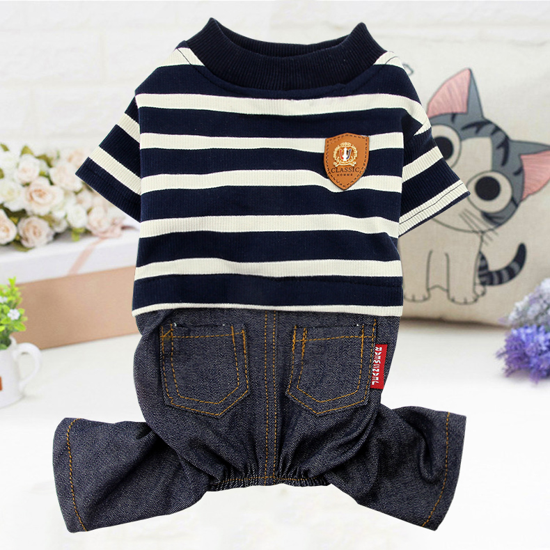 Quần áo chó mùa thu và mùa đông tải Teddy chó con chó con thú cưng bốn chân quần áo mới thú cưng quần áo - Quần áo & phụ kiện thú cưng áo mèo