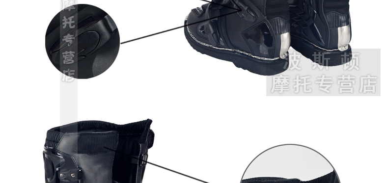 Bottes moto TANKED RACING chaussures T76145 - Ref 1390833 Image 12