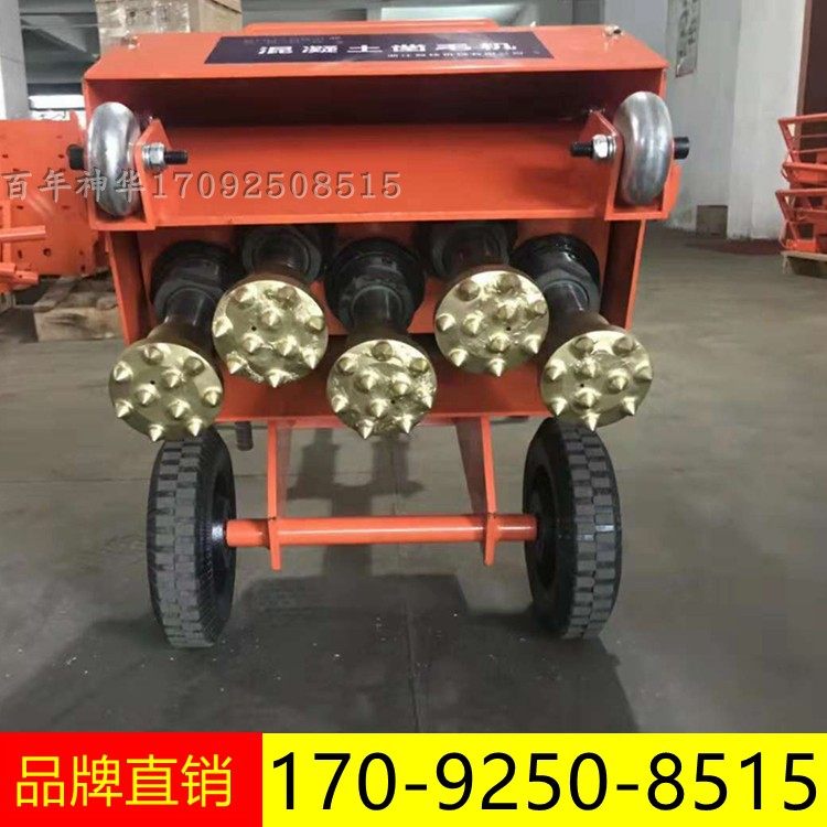 High efficiency SH805 powerful ground chiseling machine Freeway bridge deck hand-push heavy ground chiseling machine