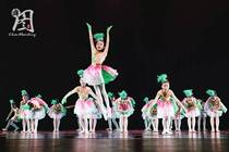 The ninth small lotus style grass sky childrens dance tutu costumes stage New Years day performance costumes