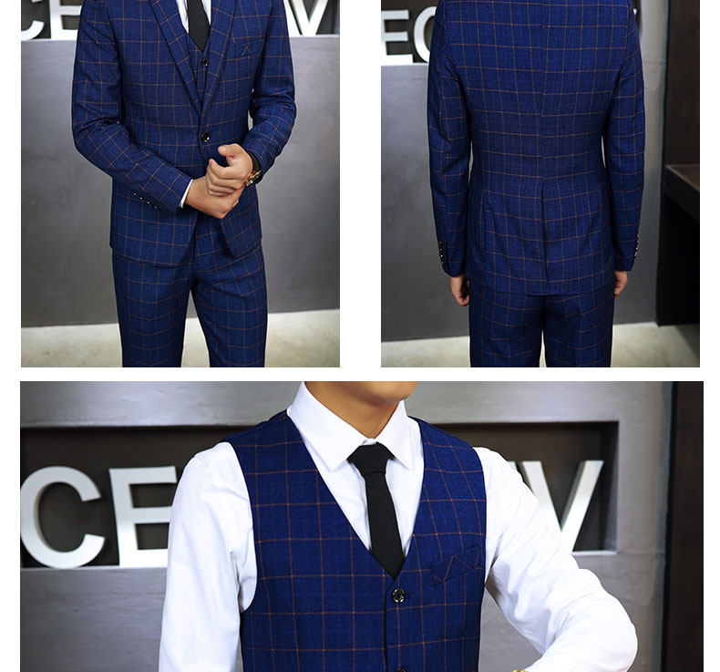 Costume homme en coton pour automne - Ref 1578596 Image 21