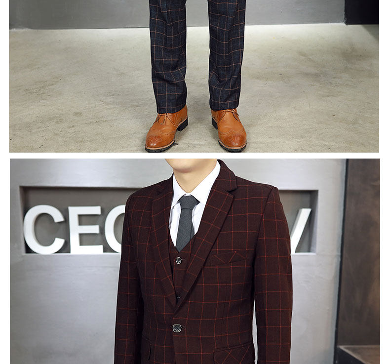 Costume homme en coton pour automne - Ref 1578596 Image 16