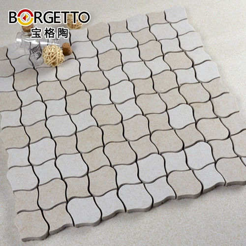 Выпуклое гончарная керамика кухонная мозаичная плитка, современная керамическая фоновая плитка, плитка пола ванной комнаты, антикат матовой 300
