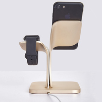 Mobile phone holder desktop iphone support shelf iwatch watch aluminum alloy is a universal display base holder