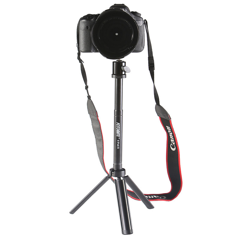 Tripod portable mobile phone micro single-eye camera anti-selfie stick desktop Shanghai camera gopro accessories small monopod