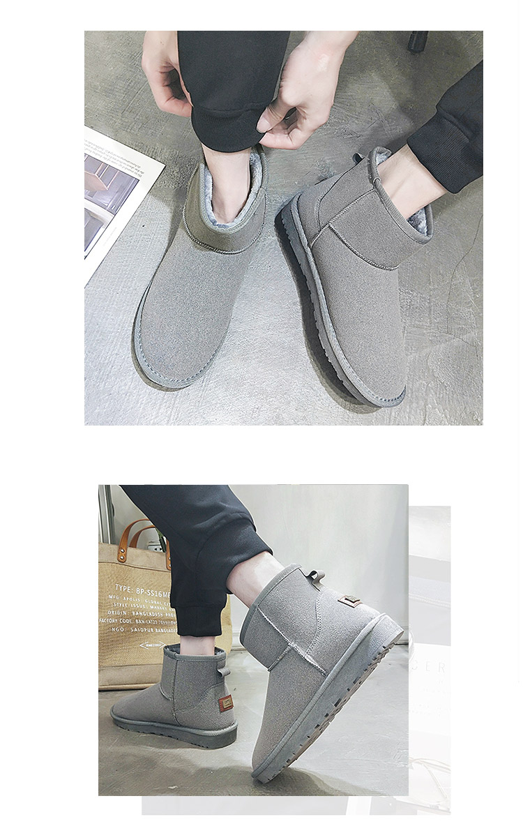 Giày tuyết mùa đông cho nam Giày cao cổ ấm áp giày nam lacoste