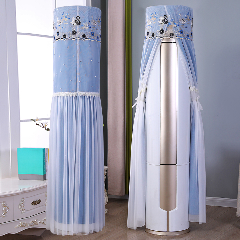 Warm love air conditioning cover dust cover round cabinet hood boot does not take Gree's vertical embroidered cylindrical air conditioning cover