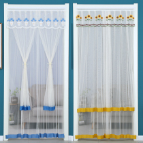 Warm Love Anti-Mosquito Veil Door Curtain Mosquito Nets Free of perforated partition curtain Summer anti-fly window screen Nets Living room Kitchen Home Blinds