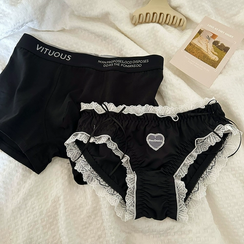 Нижнее белье для влюбленных, сексуальные хлопковые антибактериальные штаны