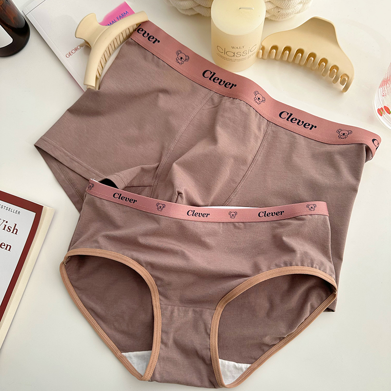 (couple's) Caulla couple's couple's underwear One man and one woman Modale cotton send male and female friendship gift stalls pure cotton-Taobao