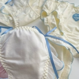 Нижнее белье, сексуальные милые летние тонкие хлопковые высококачественные штаны, средняя посадка