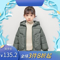 Girls winter clothes 2020 new Korean version of thick cotton coat coat coat daughter childrens cotton padded jacket baby baby cotton clothes