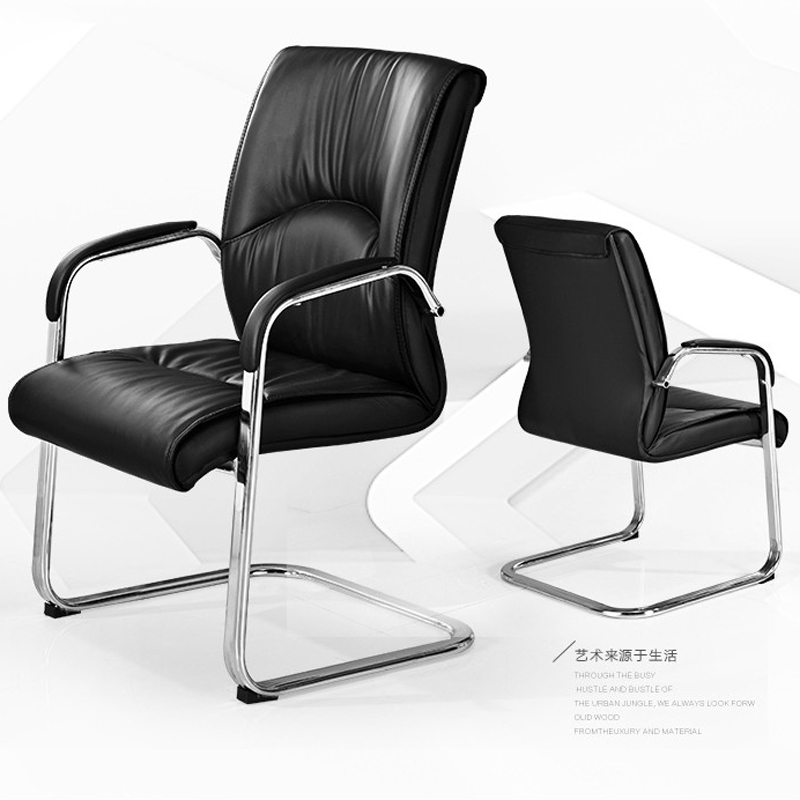Meeting room training chair office chair conference chair computer chair boss chair bow plated leather chair staff chair mahjong chair