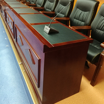 Chair table table and chairs training table and chairs combined meeting room table and chairs wood leather strip table double meeting table